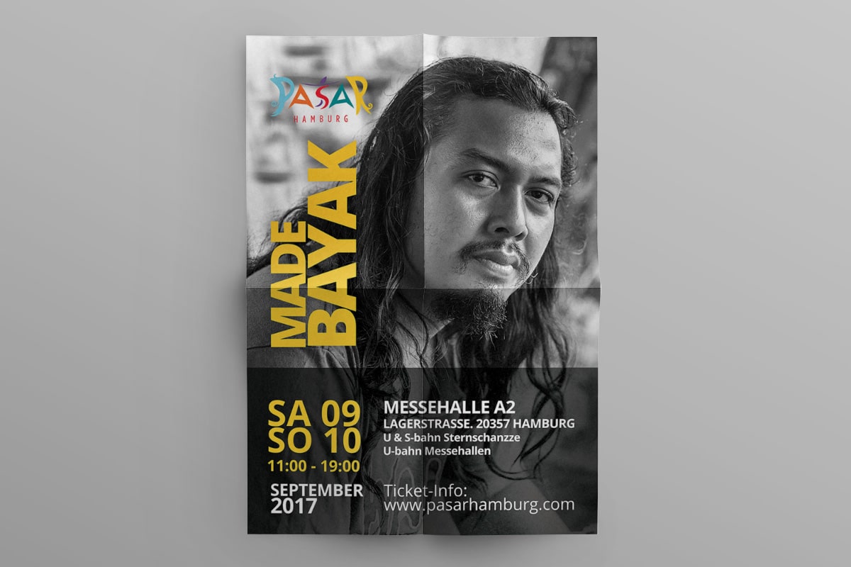 Poster Pasar Hamburg 2017 Made Bayak