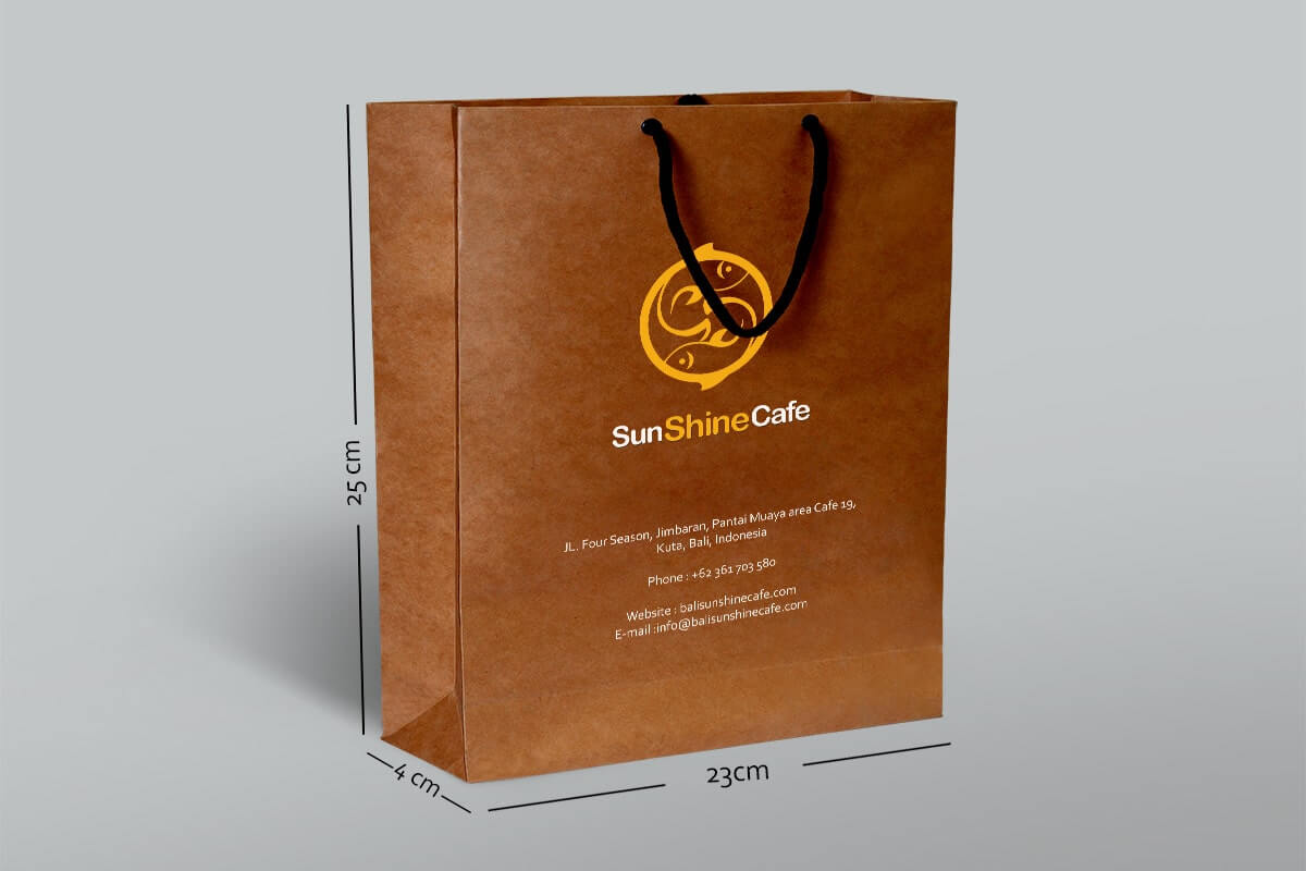 Papper Bag Sun Shine Cafe Bali